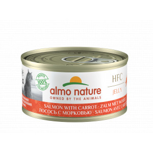 Almo Nature HFC Jelly Lachs mit Karotte Katzen-Nassfutter (70 g) 18 x 70 g von Almo Nature