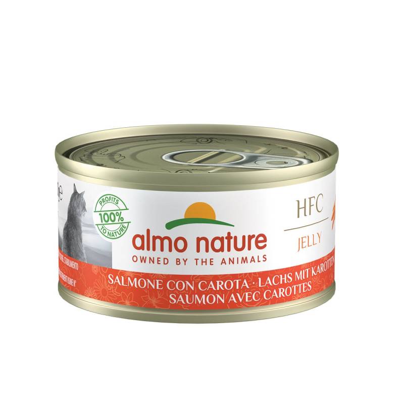 Almo Nature HFC Jelly Lachs & Karrotten 6x70g von Almo Nature