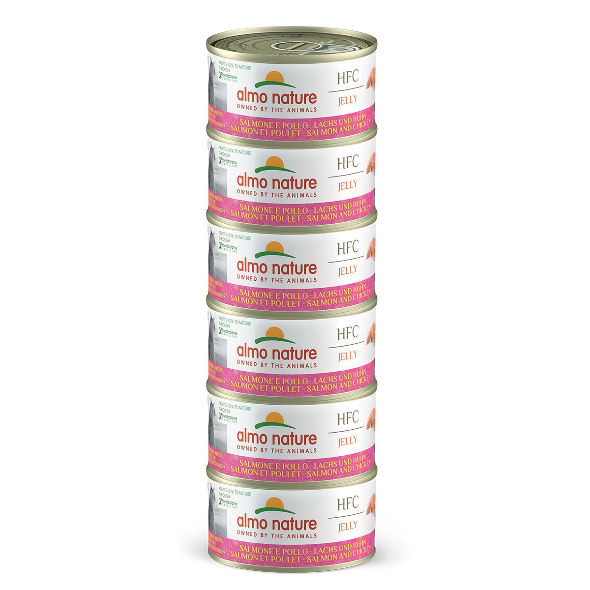 Almo Nature HFC Jelly Megapack Lachs & Huhn 6x70g von Almo Nature