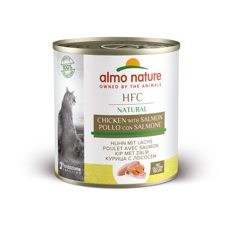 Almo Nature HFC Natural Cat Huhn und Lachs 12x280g von Almo Nature