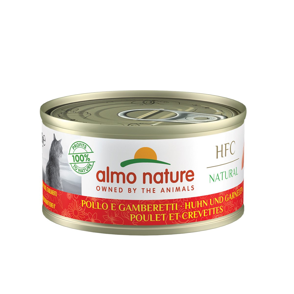 Almo Nature HFC Natural Huhn & Garnelen 6x70g von Almo Nature