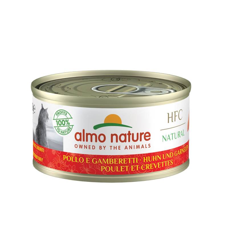 Almo Nature HFC Natural Huhn & Garnelen 6x70g von Almo Nature