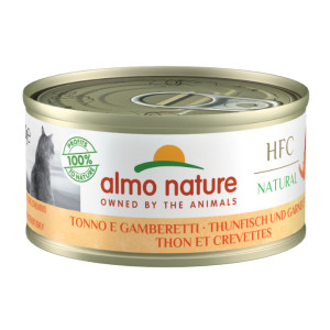 Almo Nature HFC Natural Thunfisch mit Garnelen Katzen-Nassfutter (70 g) 12 x 70 g von Almo Nature