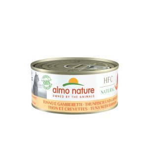 Almo Nature HFC Natural Thunfisch mit Garnelen Katzen-Nassfutter (150 g) 12 x 150 g von Almo Nature