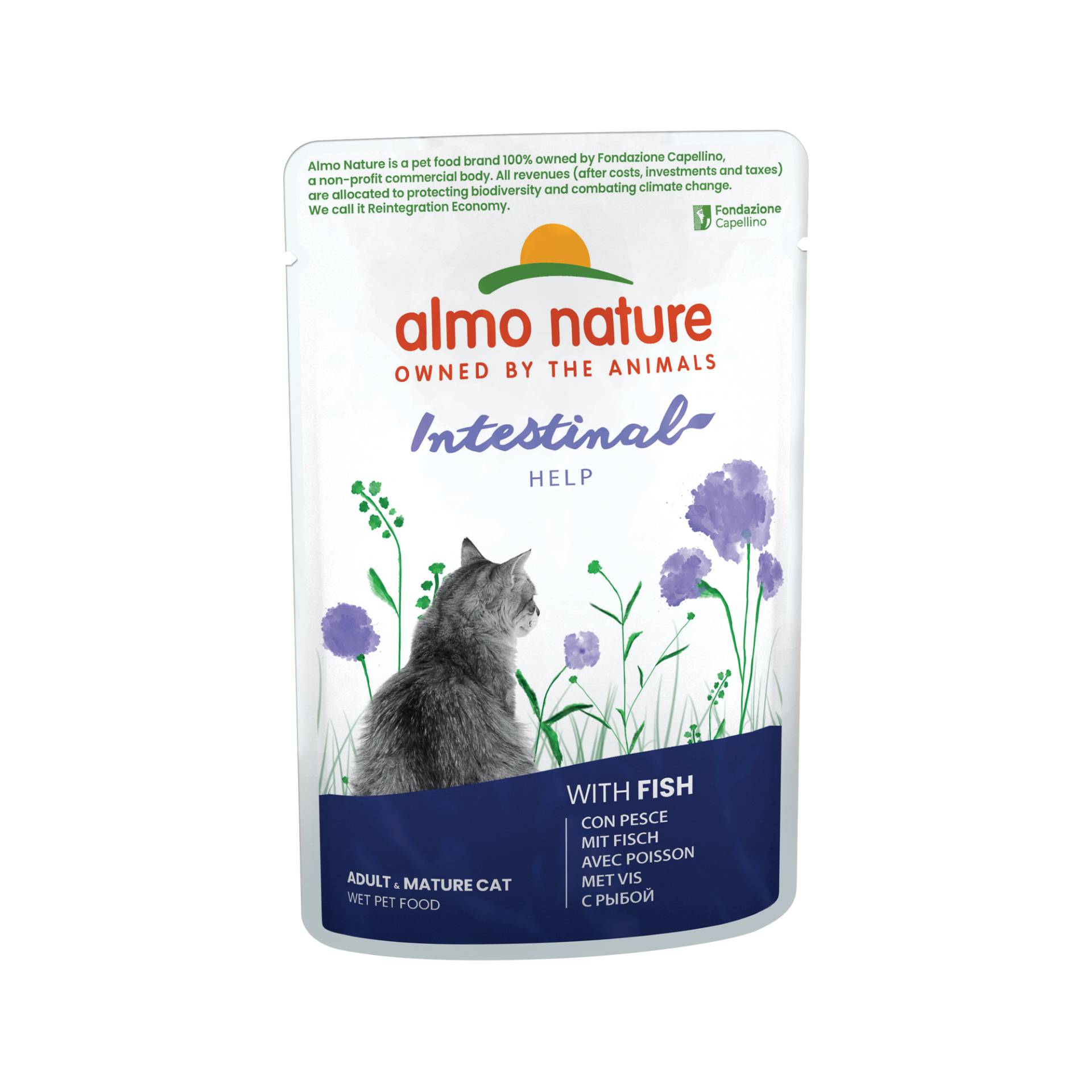 Almo Nature Holistic Adult Nassfutter - Intestinal Help – Fisch 30 x 70 g von Almo Nature