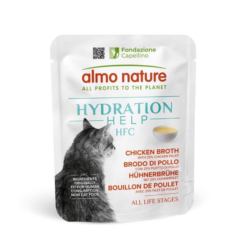 Almo Nature Hydration Help Brühe Hühner Filet 24x50g von Almo Nature