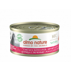 Almo Nature HFC Natural Huhn mit Leber Katzen-Nassfutter (70 g) 12 x 70 g von Almo Nature