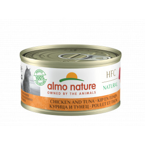 Almo Nature HFC Natural Huhn und Thunfisch Katzen-Nassfutter (70 g) 12 x 70 g von Almo Nature