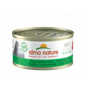 Almo Nature HFC Natural Thunfisch mit Mais Katzen-Nassfutter (70 g) 12 x 70 g von Almo Nature