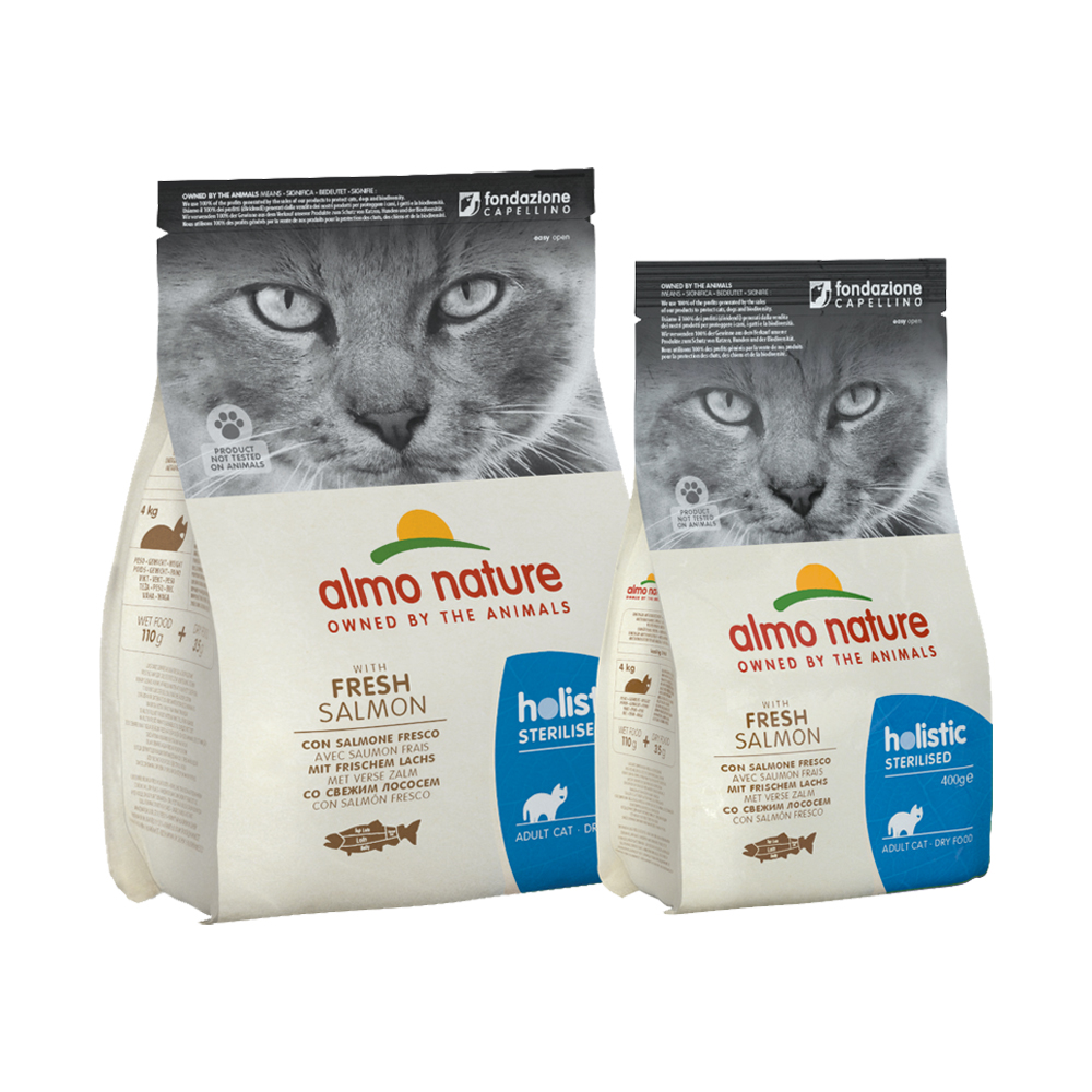 Almo Nature Sterilised Katzenfutter - Lachs & Reis - 400 g Almo Nature Sterilised Katzenfutter - Lachs & Reis - 400 g von Almo Nature