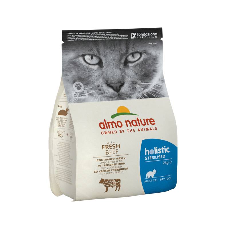 Almo Nature Sterilised Katzenfutter - Rindfleisch & Reis - 400 g von Almo Nature