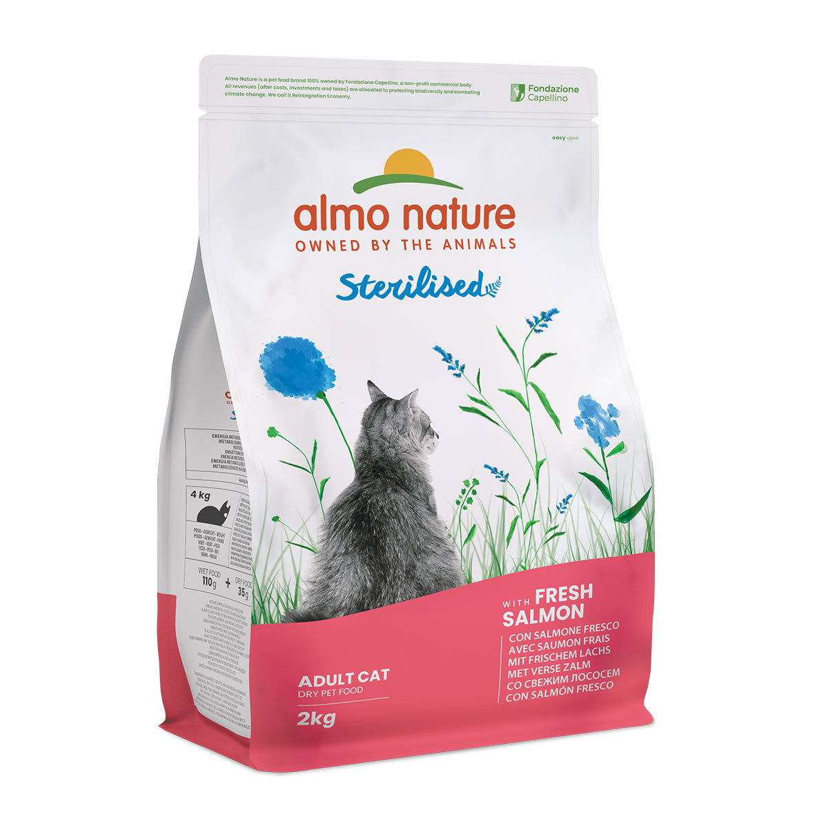 Almo Nature Sterilised mit Frischem Lachs 2kg von Almo Nature