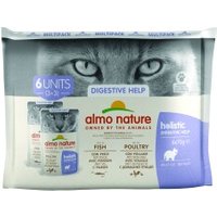 Almo nature Almo Holistic Digestive Help Multipack Fisch & Geflügel 6x70 g von Almo Nature