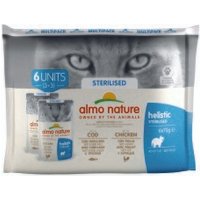 Almo nature Almo Holistic Sterilised Multipack 6x70 g mit Kabeljau & Huhn von Almo Nature