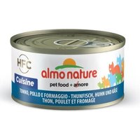 Almo nature HFC Natural Thunfisch, Huhn und Käse 24x70 g von Almo Nature