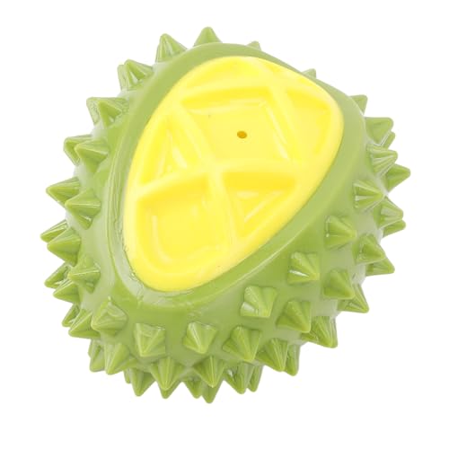 Alomejor Stacheliger, Schwebender und Quietschender Durian-Hundespielzeugball für Aggressive Kauer (GREEN) von Alomejor