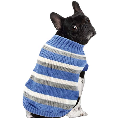 Alpha Dog Pullover, Blaue Streifen, XXL, 45 cm von Alpha Dog