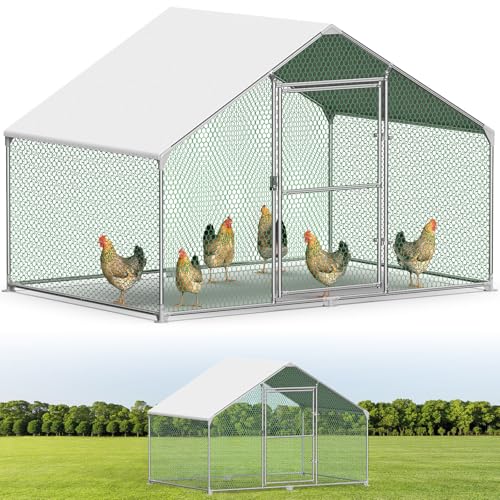 Alpstorm Hühnerstall Freilaufgehege 3x2x2 m, Hühnergehege mit Verzinktem Stahlrahmen, Wasserdichtem PE-Dach, Ideal für Geflügel, Kleintiere und Pflanzen, Einfache Reinigung, Robust und Langlebig Alpstorm Hühnerstall Freilaufgehege 3x2x2 m, Hühnergehege mit Verzinktem Stahlrahmen, Wasserdichtem PE-Dach, Ideal für Geflügel, Kleintiere und Pflanzen, Einfache Reinigung, Robust und Langlebig von Alpstorm