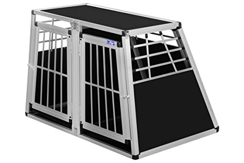 Alpuna Hundebox N30 > 75x110x75cm Notausstieg/Doppelbox von Alpuna