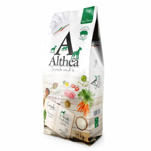 Althea Casale Hundefutter für ausgewachsene Hunde, groß, ideal für Hunde mit Lebensmittelunverträglichkeiten – 14 kg von Althea