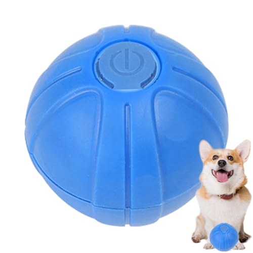 Beweglicher Ball für Hunde,Rollendes Ball-Hundespielzeug,Hüpfendes Ballspielzeug für Haustiere - Elektrische interaktive Rollbälle für Hunde, Katzen, hüpfender Ball für kleine und große Haustiere von Alwida