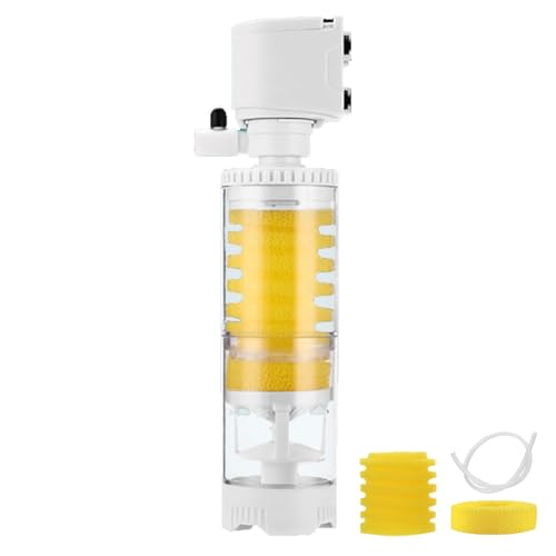 Schwammfilter – Aquarium-Vakuumfilter | Einstellbarer interner Aquariumfilter | Tankfilter Effiziente verbesserte Sauerstoffanreicherung Aquariumfilter, Schwammfilter reinigt Wasser Aquariumfilter von Alwida