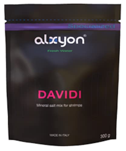 Alxyon Davidi 300 g Salzmischung für Süßwasser Aquarium mit Garnelen von Alxyon