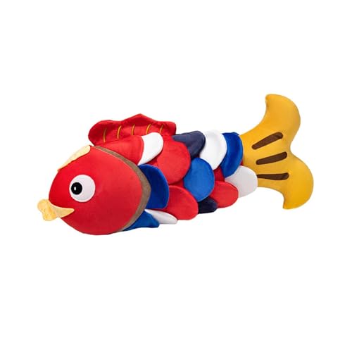 Amagogo Fisch, ausgestopfter Karpfen, Simulationsfisch, Plüschtier, weich, Kissen, 65 cm, Ornamente, Stofftierspielzeug als Geburtstagsgeschenk für Jungen und von Amagogo