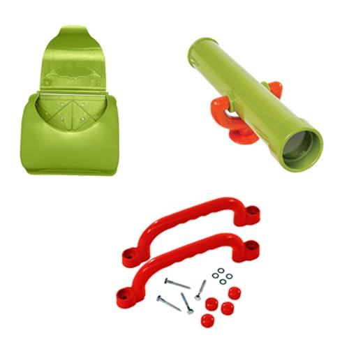 Amagogo Kinder-Spielzeug, Rollenspiel-Zubehör, Spielplatz, Piraten-Teleskop, Spielset, Kinder-Klettergerüst für Jungen und Mädchen, Grün von Amagogo