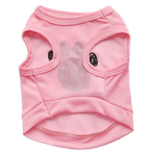 Amaone Regenmantel Für Sehr Große Hunde Dog Weste Haustierkleidung Bekleidung Weste Kostüme Sommer Hundeweste Winter (Pink #3, M) von Amaone