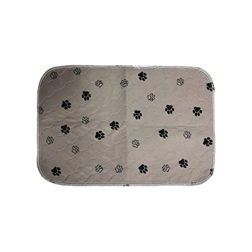 Zubehör Hundehalsband Waschbare Hundepipimatte mit Welpenpflegehandschuhen Welpenmatte Wiederverwendbare Haustiertrainingsmatte Große Hundepipimatte Hundematte Wasserdichte Hunde (Grey, One Size) von Amaone