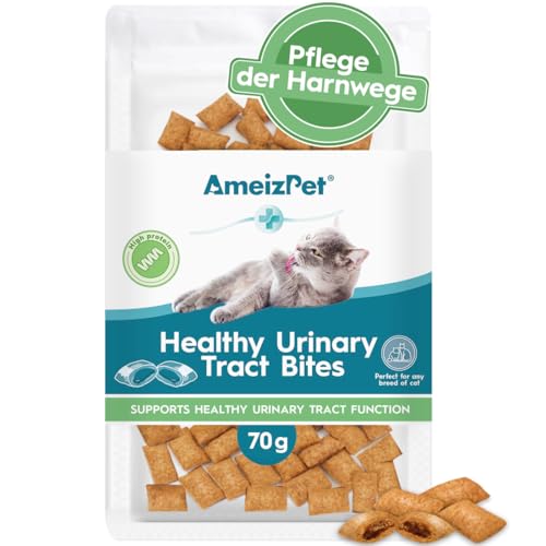 AmeizPet Katzen Leckerlies Harntrakt für Katzen - Harnwegs-Leckerli für Katzen 70 g (2.46 oz) von AmeizPet