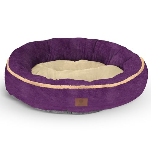 AMERICAN KENNEL CLUB Rundes Bett mit Paspelierung, 63 cm von American Kennel Club