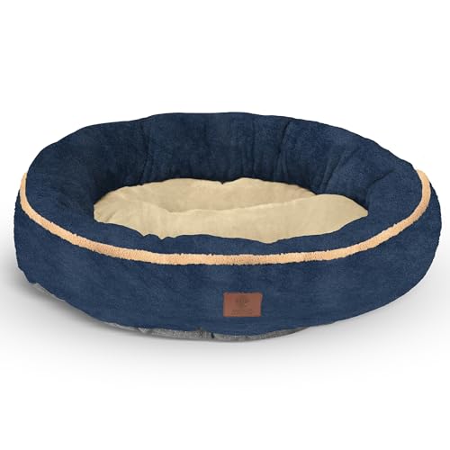 AMERICAN KENNEL CLUB Rundes Bett mit Paspelierung, 63 cm von American Kennel Club