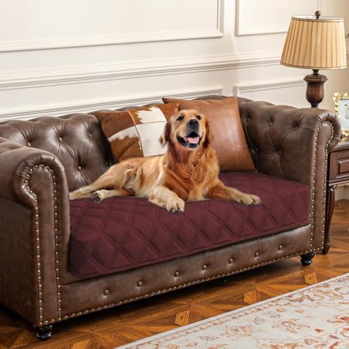 Ameritex Wasserdichte Hundebett-Abdeckung, Haustierdecke mit rutschfester Rückseite, für Möbel, Bett, Couch, Sofa von Ameritex