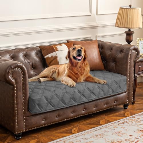 Ameritex Wasserdichter Hundebettbezug, Haustierdecke mit rutschfester Rückseite für Möbel, Bett, Couch, Sofa von Ameritex