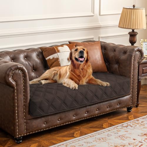 Ameritex Wasserdichter Hundebettbezug, Haustierdecke mit rutschfester Rückseite für Möbel, Bett, Couch, Sofa von Ameritex