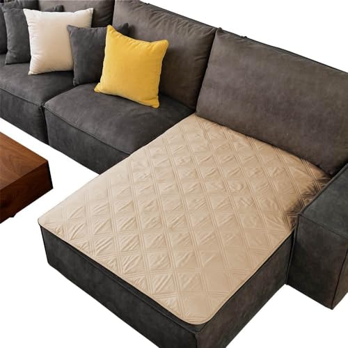 Ameritex Wasserdichter Hundebettbezug mit rutschfester Rückseite für Möbel, Bett, Couch, Sofa, 101,6 x 127,7 cm, Beige, 1 Stück von Ameritex