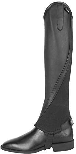 Amesbichler Reitsport Beinchaps Elegance schwarz Leder Minichaps Lederchaps Reitchaps Reitletten von Amesbichler Reitsport