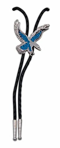 Amesbichler Reitsport Bolo Tie, Nickel/türkis Western Cowboy Krawatte Bolotie Westernkrawatte Westernschmuck von Amesbichler Reitsport