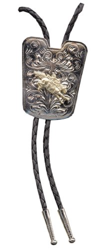 Amesbichler Reitsport Bolo Tie Reiter/Pferd Western Cowboy Krawatte Bolotie Westernkrawatte Westernschmuck von Amesbichler Reitsport