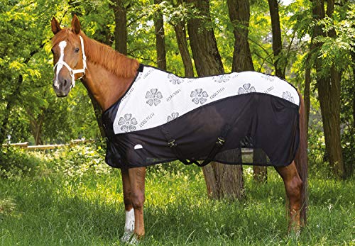 Amesbichler Reitsport Equi-Theme Sommerdecke Cooltech 145 cm/Mesh Equi-Theme schwarz/weiß, Pferdedecke - Abschwitzdecke von Amesbichler Reitsport