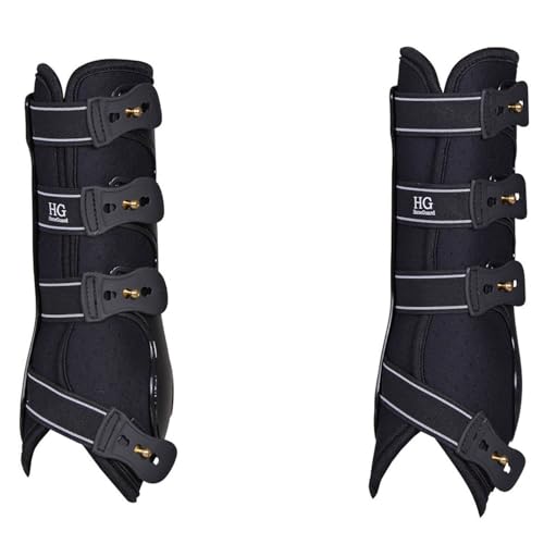 Amesbichler Reitsport Sehnenschoner Gamaschen mit Knopfverschluss für Vorderbeine HorseGuard Pro von Amesbichler Reitsport