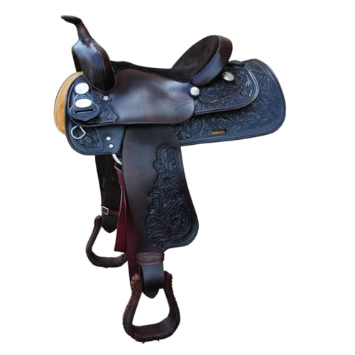 Amesbichler Reitsport Westernsattel Mustang von Crates Dunkelbraun von Amesbichler Reitsport