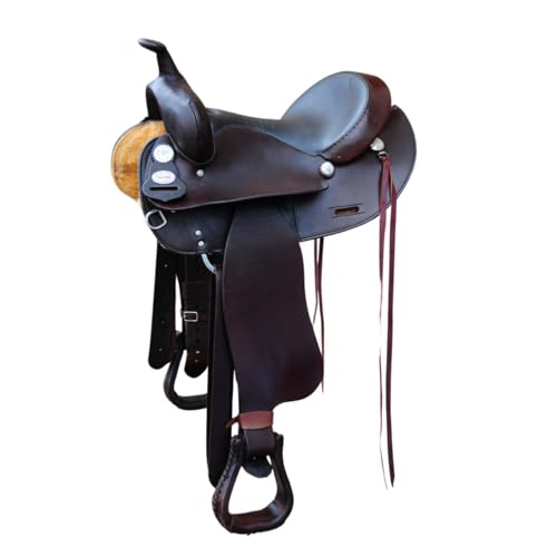 Amesbichler Reitsport Westernsattel Pecos von Crates Dunkelbraun 15 Zoll von Amesbichler Reitsport