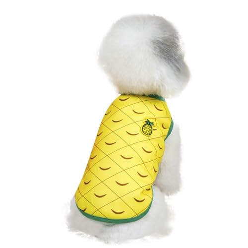 Amesor Hundeweste, Hunde Sommerkleidung | Welpen Sommerkleidung,Nettes weiches Haustier -Outfit, atmungsaktive Kleidung für kleine bis große Hunde Katzen von Amesor