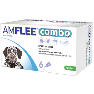 Amflee Combo Spot-On 268 mg Hund L 20 - 40 kg 2 x 3 Pipetten von Amflee