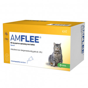 Amflee Spot-On (50 mg) Katze 4 x 3 Pipetten von Amflee