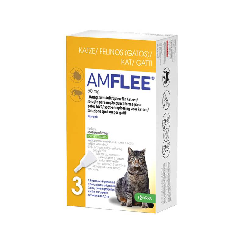 Amflee Spot-on Katze - 2 x 3 Pipetten von Amflee