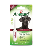 Amigard Spot-on Hund - Einzelpackung, Inhalt: über 30kg von Amigard